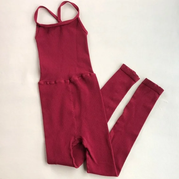 NWOT Free People Happiness Runs Square Neck Onesie - Picture 5 of 12